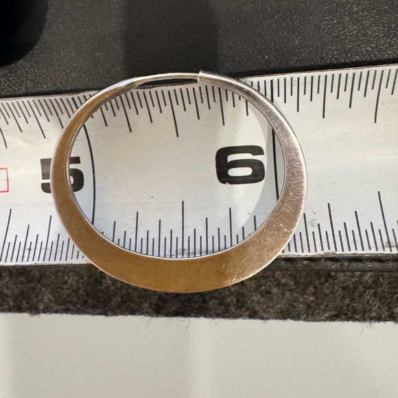 Hammered Silver Hoops! - Picture 5 of 7